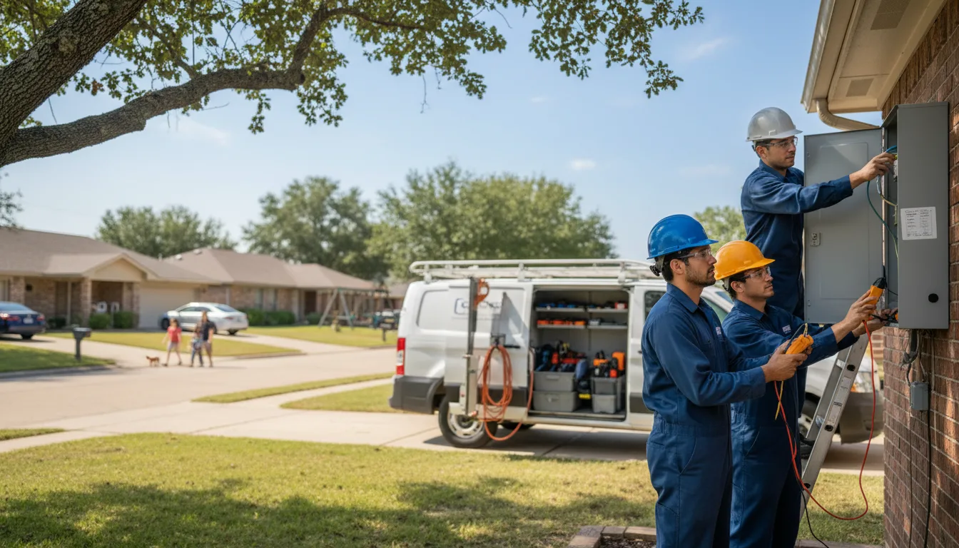 Certified electrician providing emergency electrical services in Lowber, PA